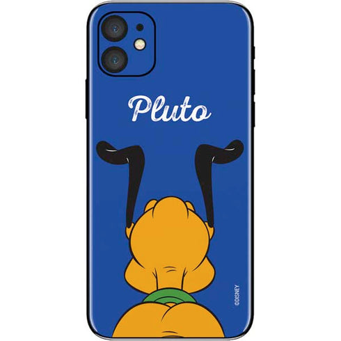 Disney Friends Pluto Backwards iPhone 11 Skin